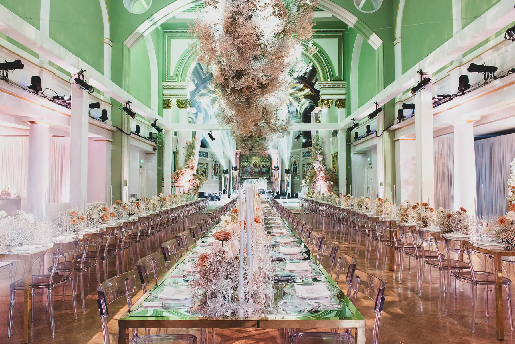 Old School Glamour Engagement Party at One Marylebone with Fiona Leahy Designs 6