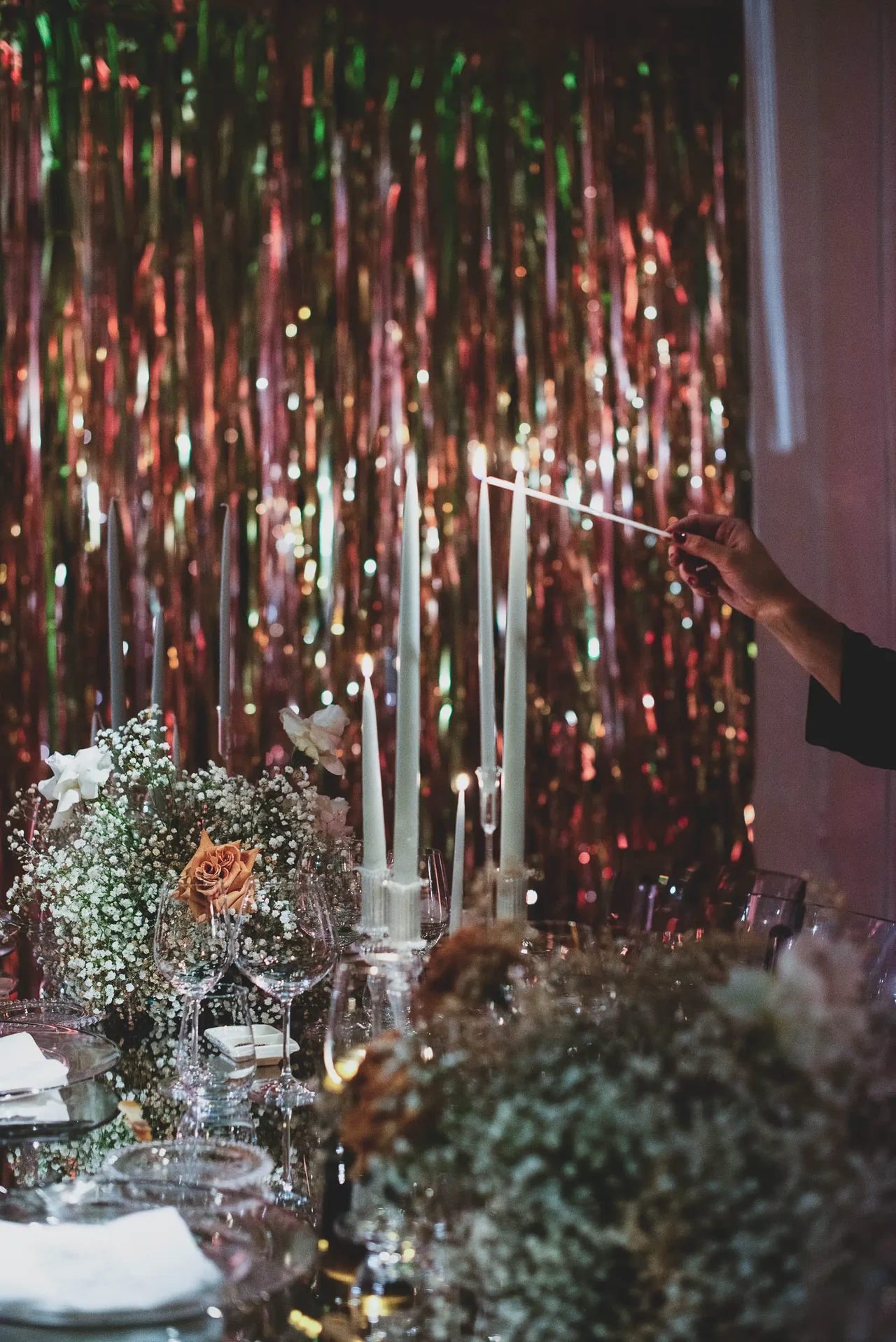 Old School Glamour Engagement Party at One Marylebone with Fiona Leahy Designs