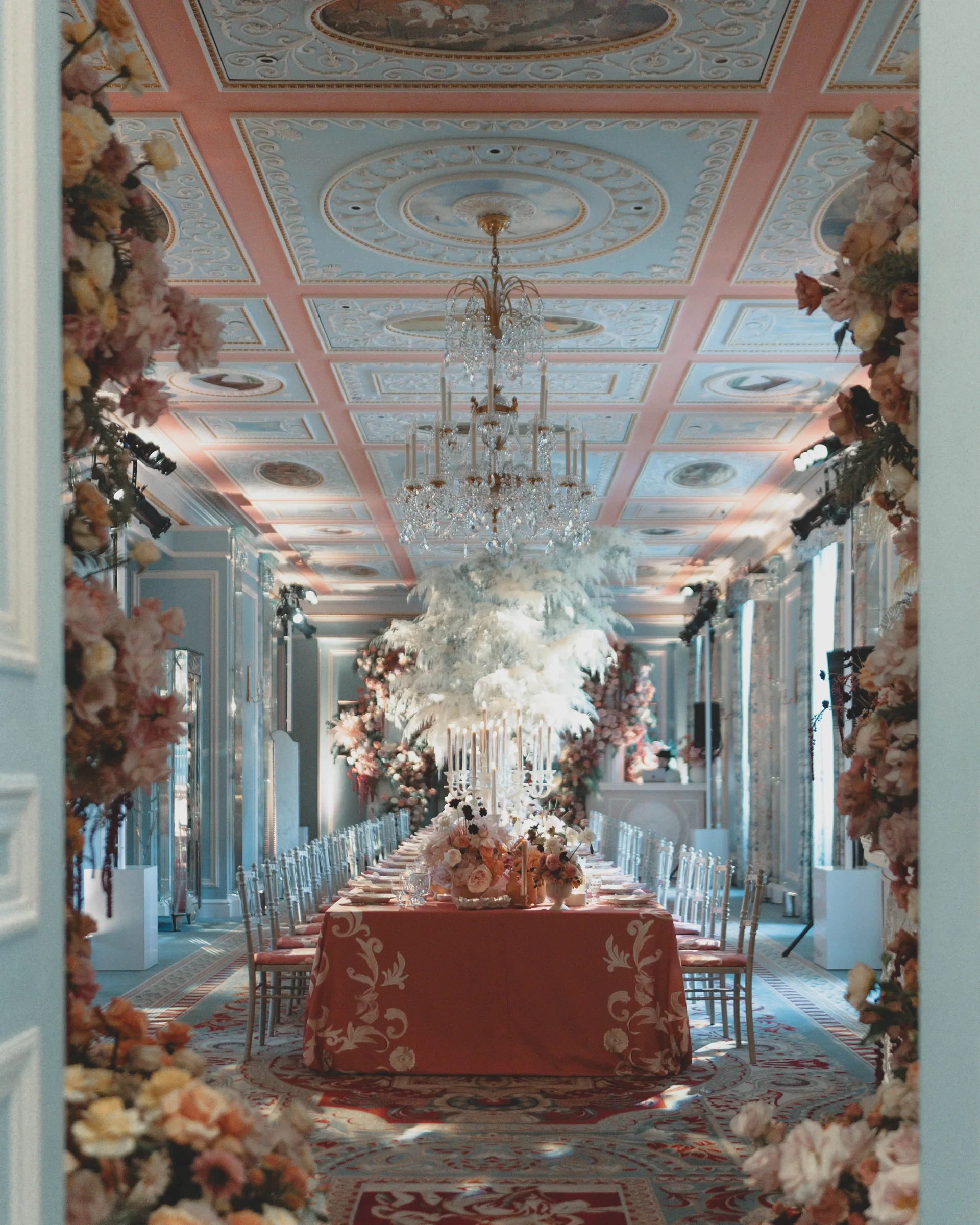 Plaster moldings inspired end of summer luncheon with the Lanesborough Hotel and Ruth Kaye Designs 4