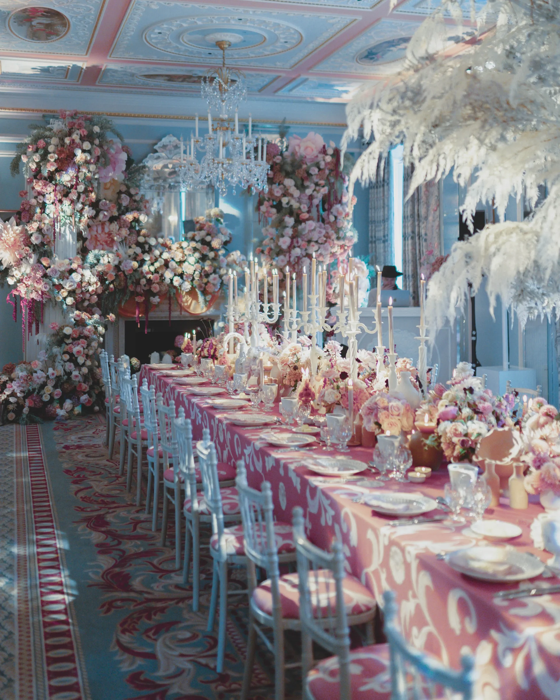 Plaster moldings inspired end of summer luncheon with the Lanesborough Hotel and Ruth Kaye Designs 6