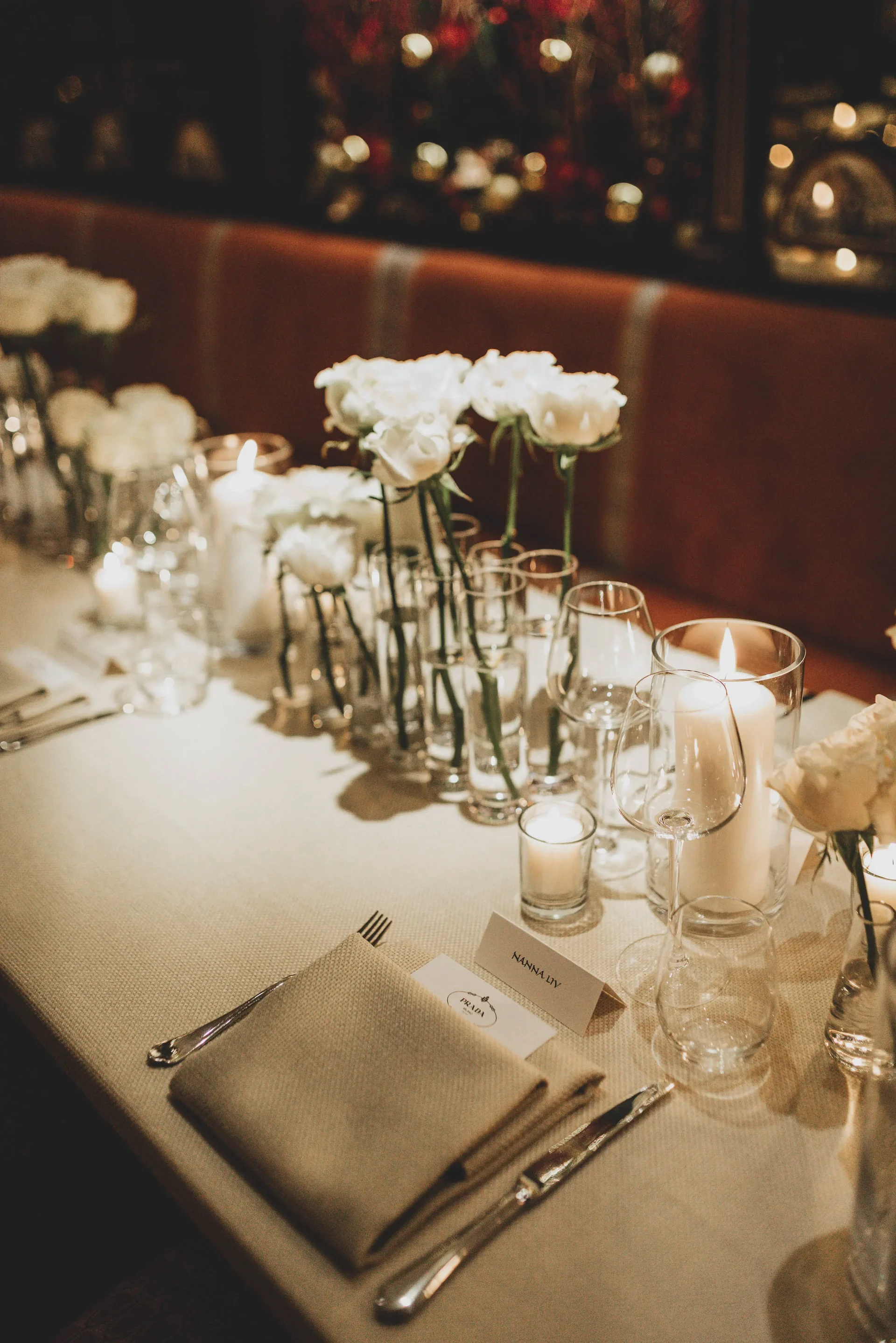 A luxe, minimal and intimate Dinner for Prada 6