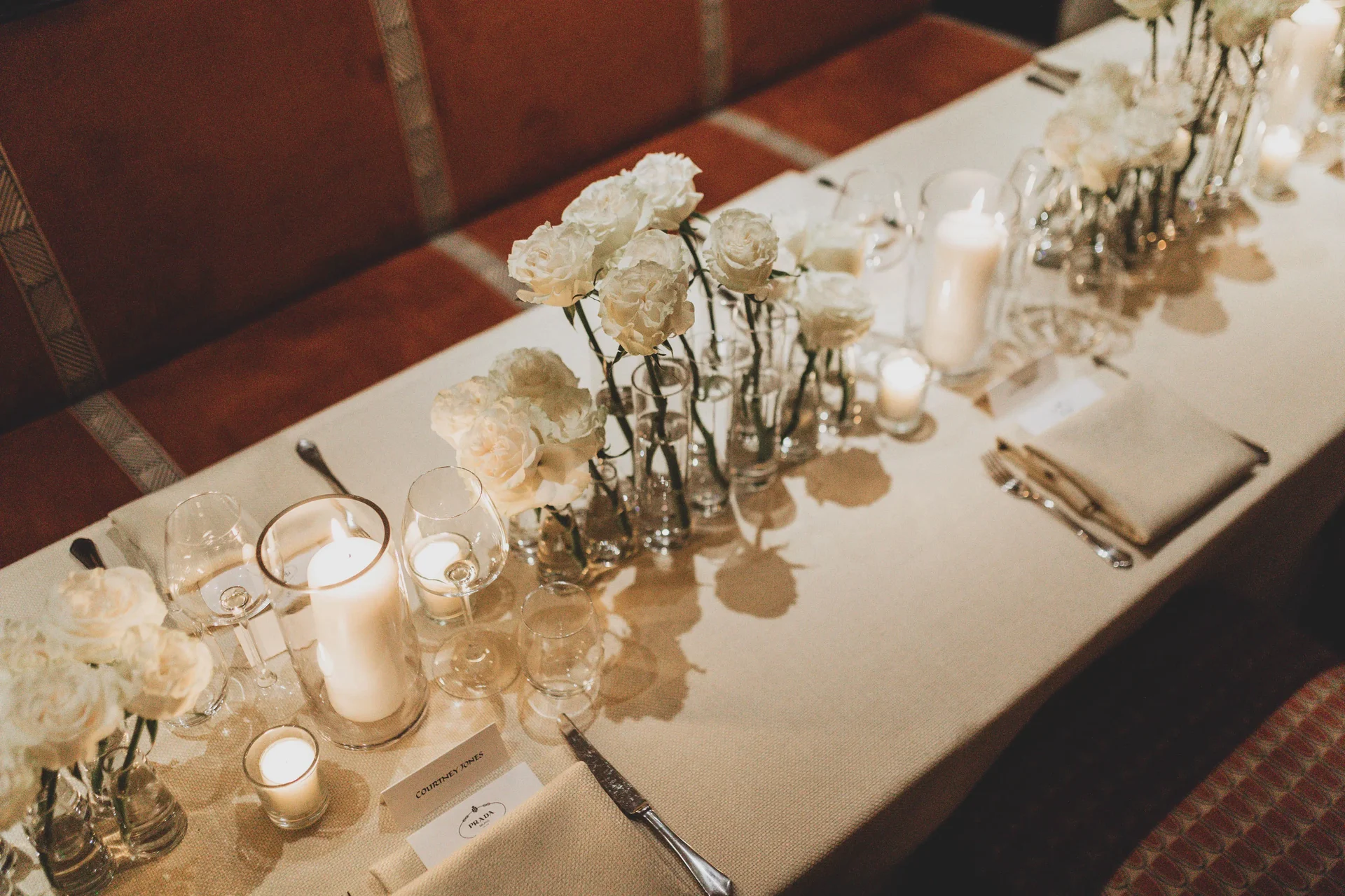 A luxe, minimal and intimate Dinner for Prada 11