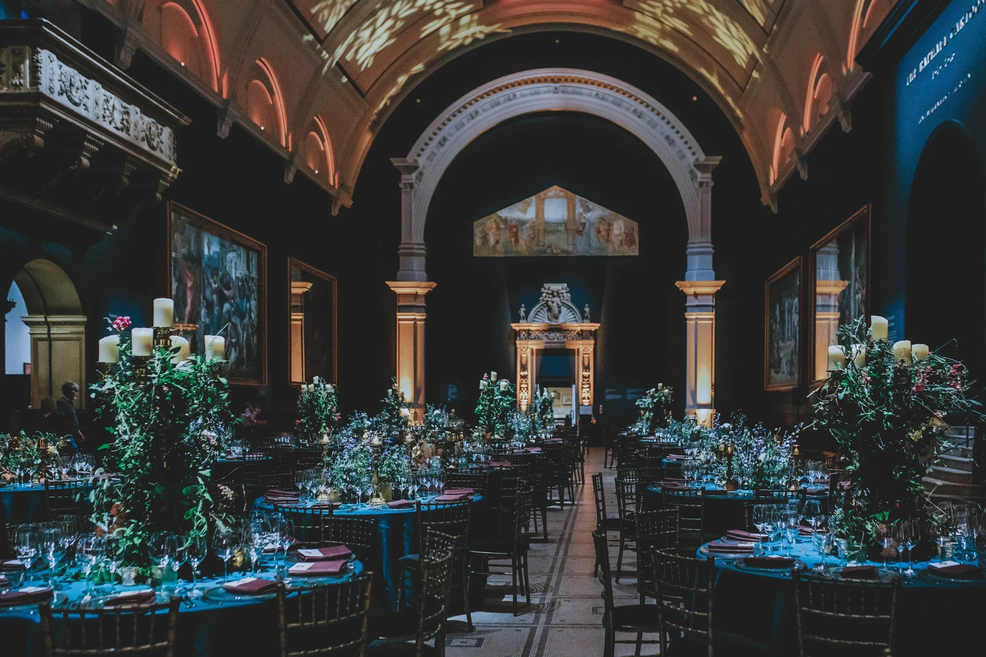 Enchanted and surreal woodland dinner with Moriarty Events at the V&A 3