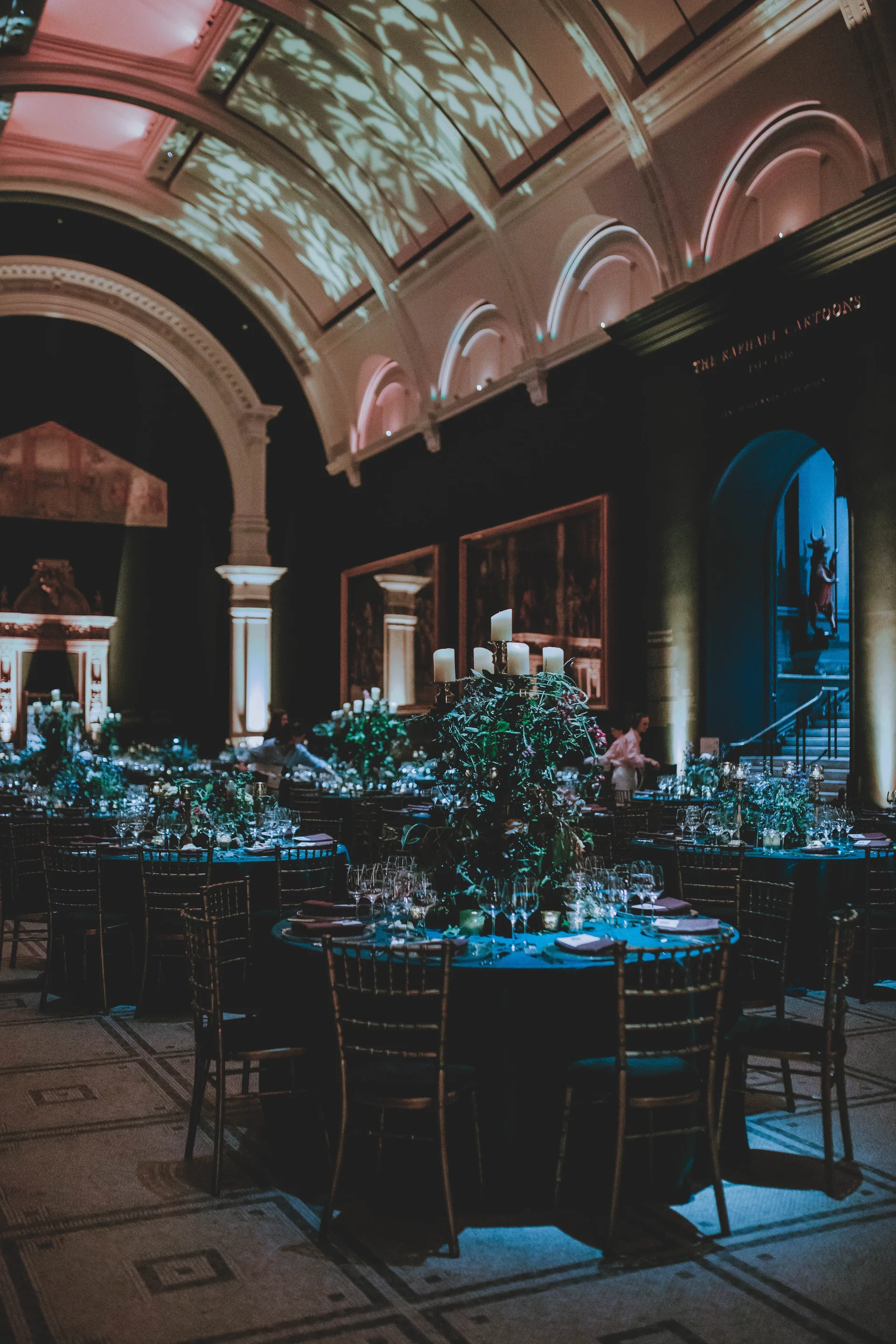 Enchanted and surreal woodland dinner with Moriarty Events at the V&A 5