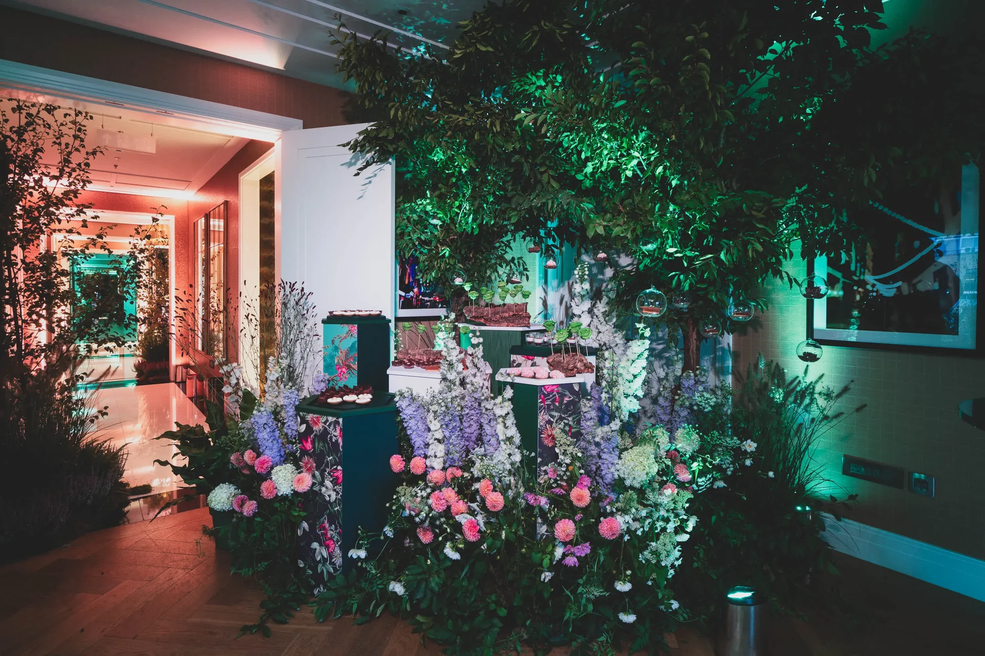 Enchanted and surreal woodland dinner with Moriarty Events at the V&A 9