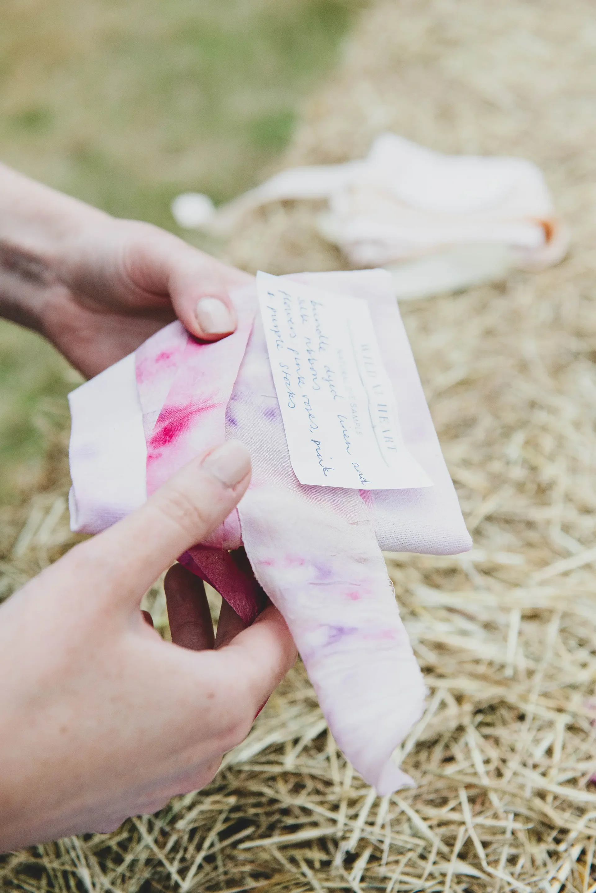 Naturally dyed napkins and fabrics for Wild at Heart 2