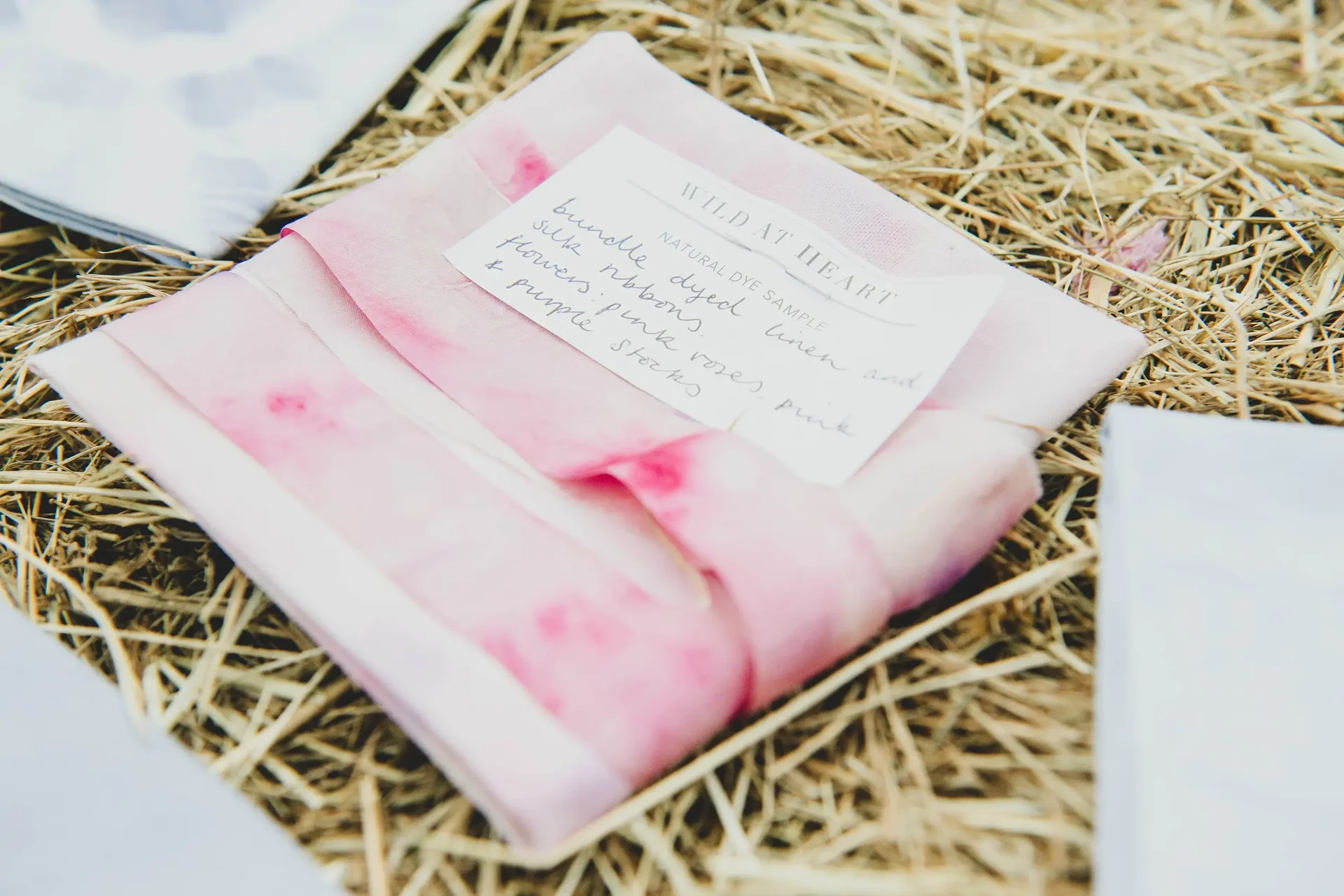 Naturally dyed napkins and fabrics for Wild at Heart 4