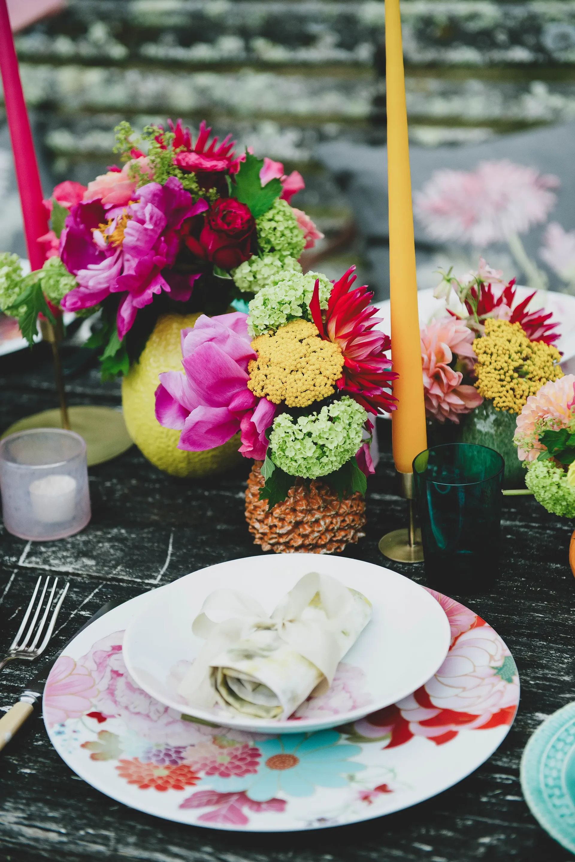 Naturally dyed napkins and fabrics for Wild at Heart 5