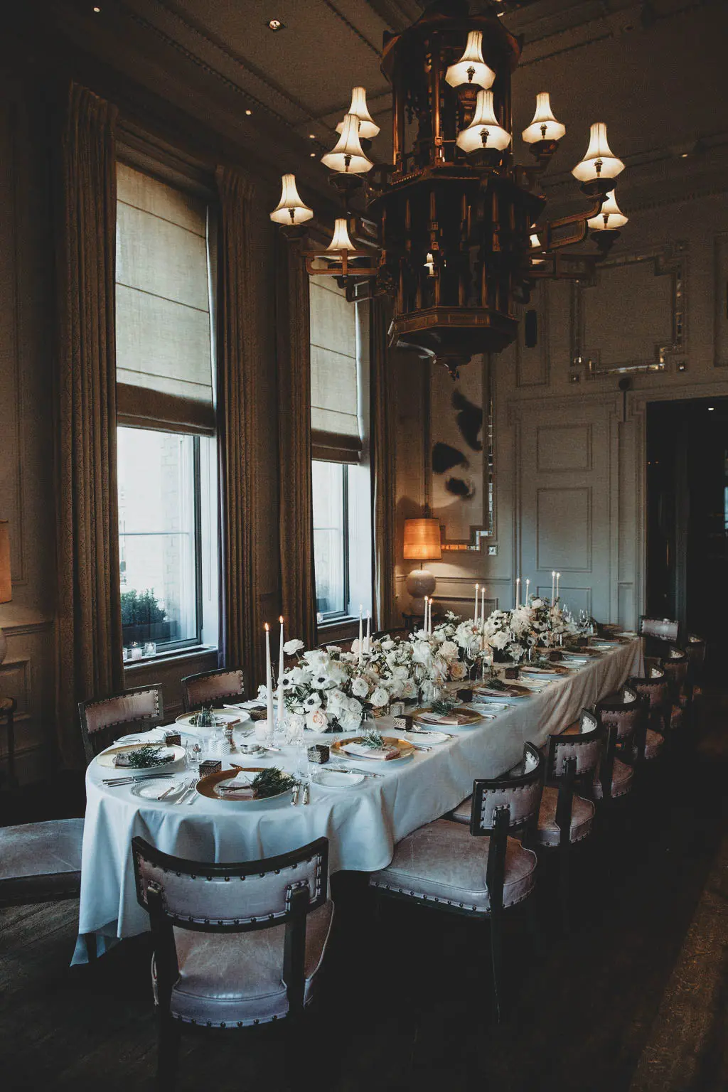 Intimate and romantic winter wedding at The Langham 1
