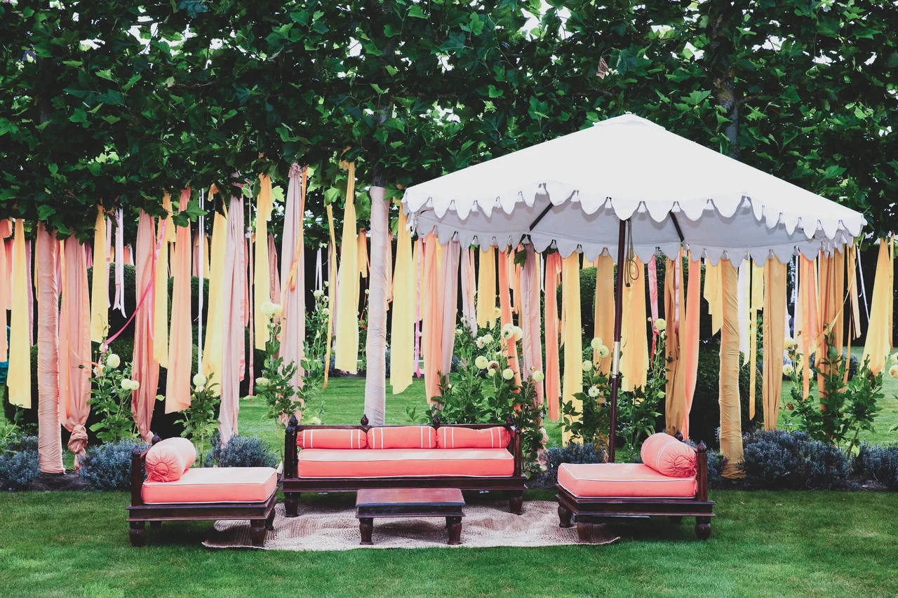 Wedding celebrations with Sarah Haywood Wedding Designs at a private home