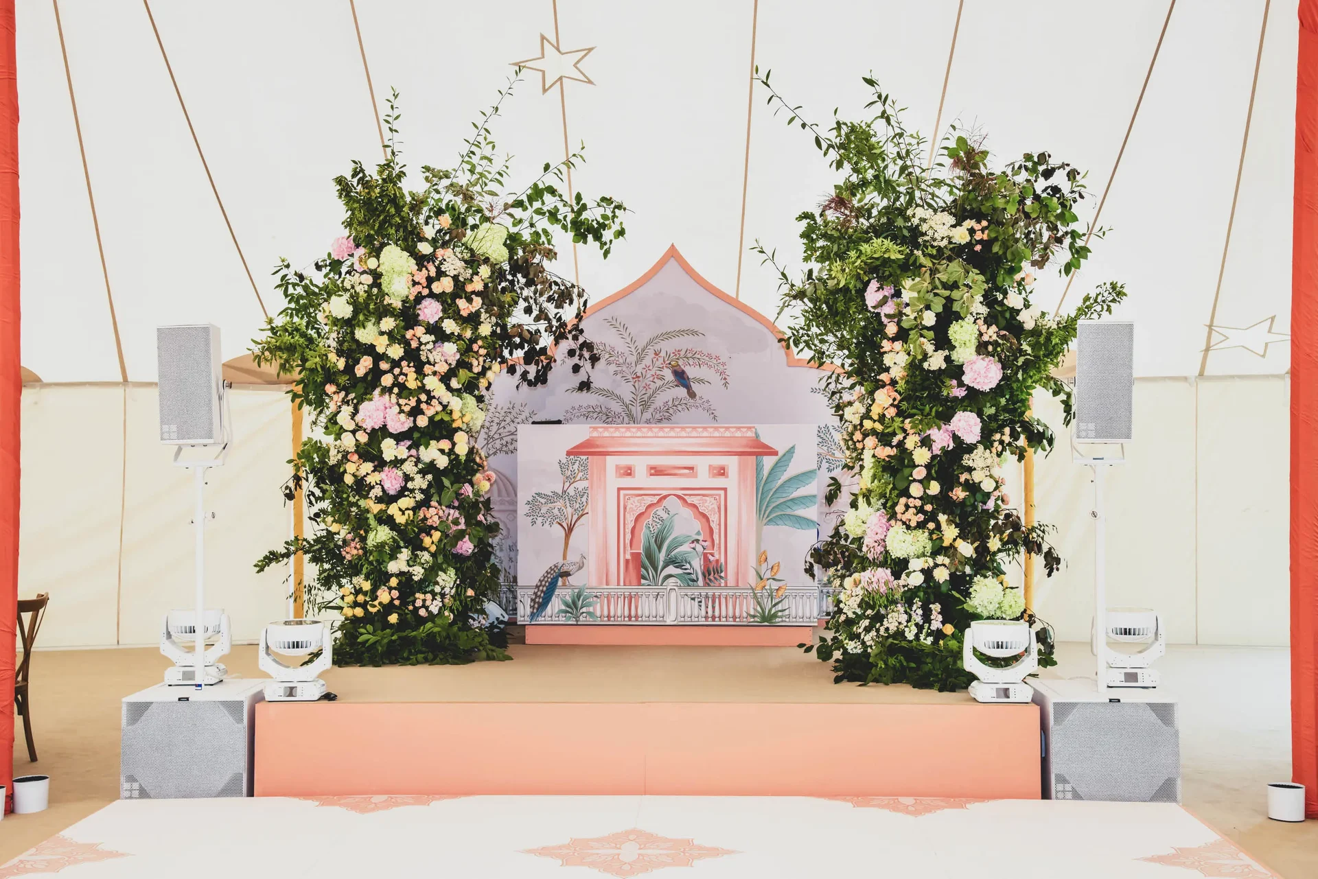 Wedding celebrations with Sarah Haywood Wedding Designs at a private home 4