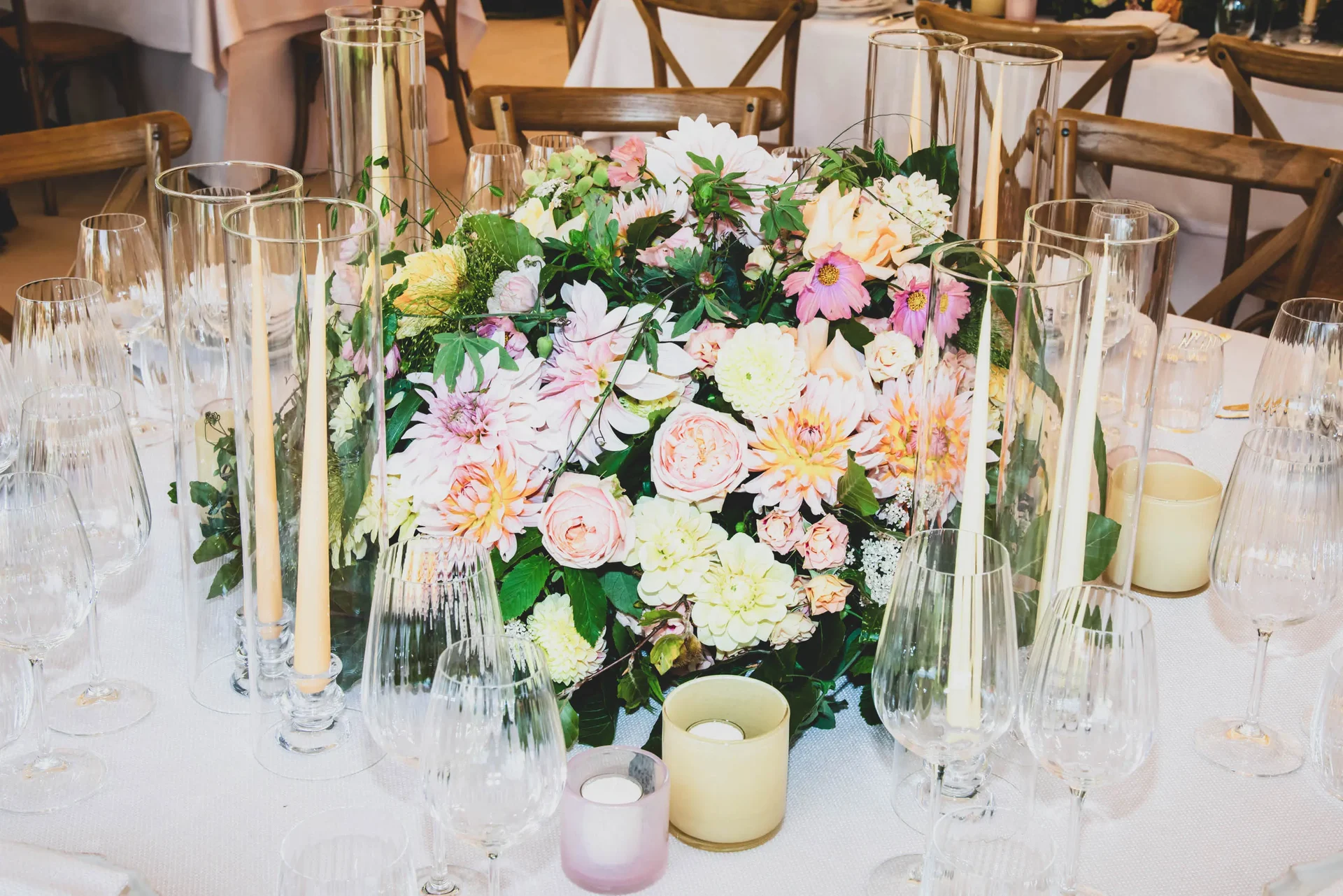 Wedding celebrations with Sarah Haywood Wedding Designs at a private home 5