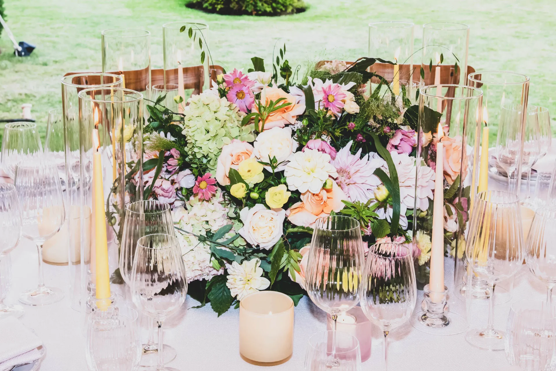 Wedding celebrations with Sarah Haywood Wedding Designs at a private home 15