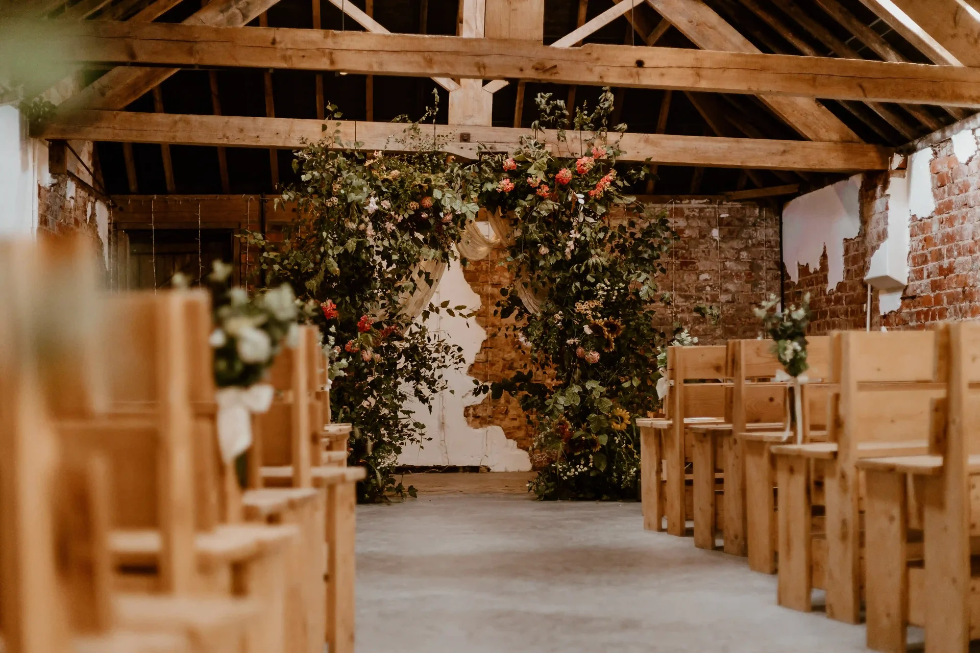Summer wedding at Woolas Barn 2