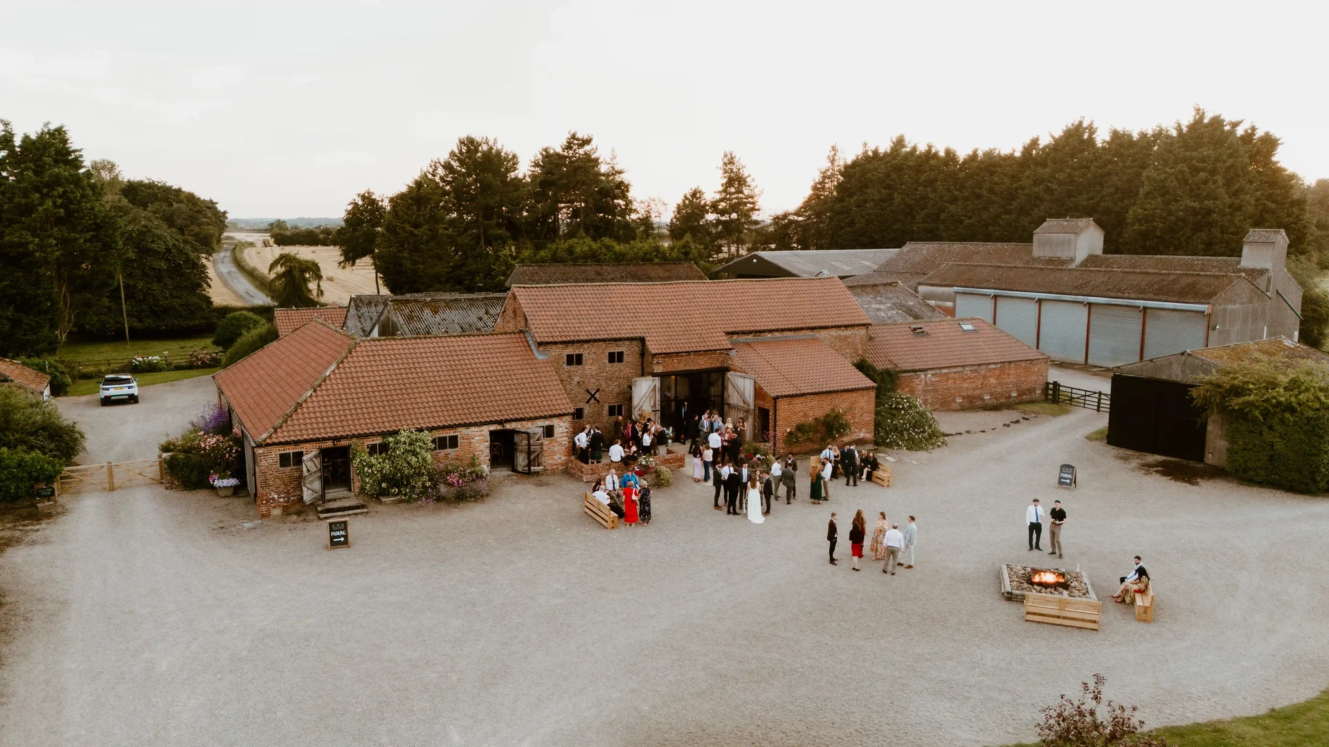 Summer wedding at Woolas Barn 35